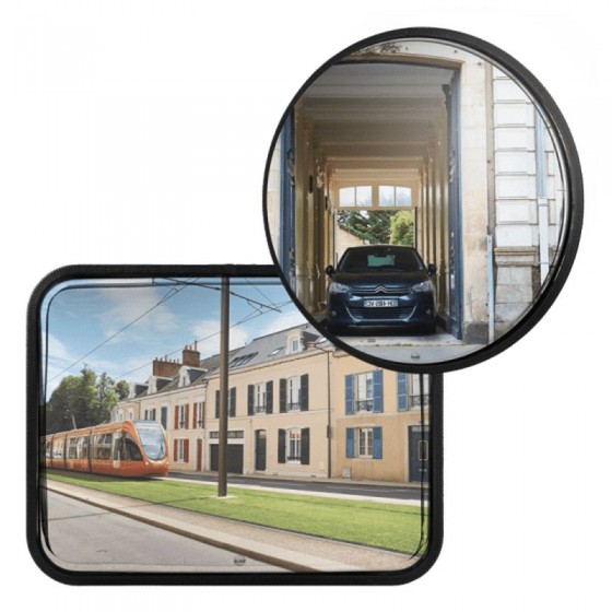 Miroir de sortie de parking vision grand angle -Direct Signalétique
