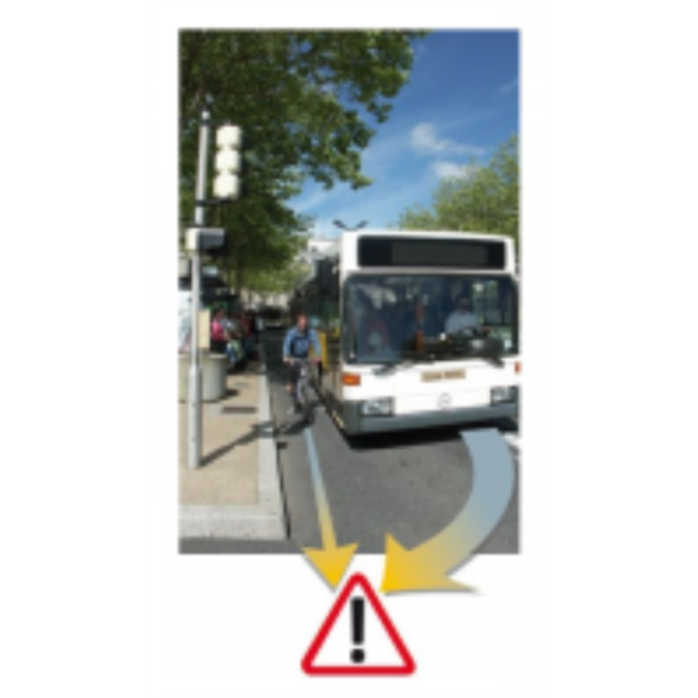 Miroir de sécurité 2 roues angle mort