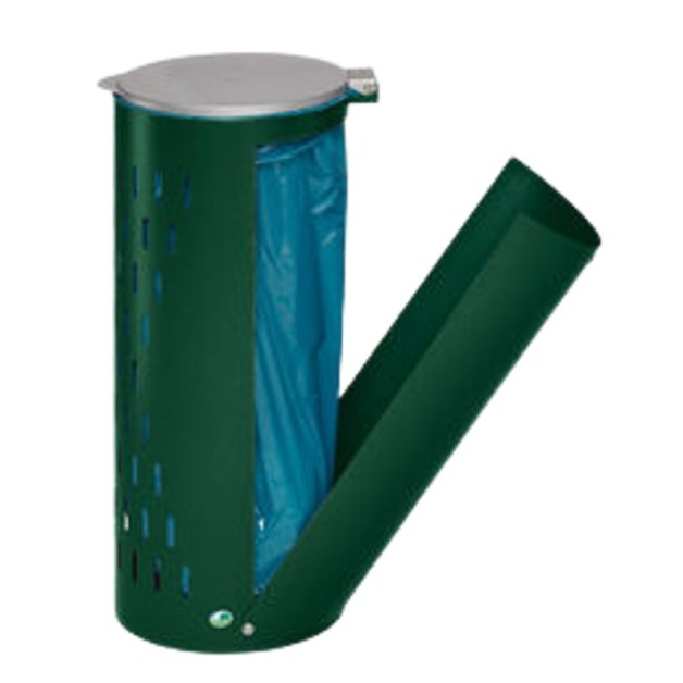 Poubelle compacte H85 verte