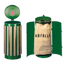 Poubelle compacte doubles battant luxe