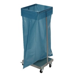 Support sac poubelle sans couvercle en inox