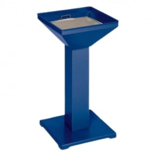 Cendrier-design-a-base-large-h73 couleur bleu