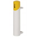 Cendrier-mural-cigarette-sg65corps blanc tête jaune
