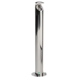 Cendrier-colonne-inox-h103