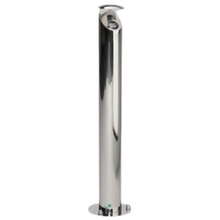 Cendrier-colonne-inox-h103