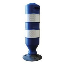 Balise de signalisation apollo avec bandes reflechissantes
