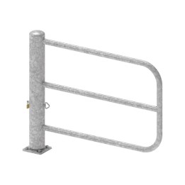 Barrière tournante galvanisée longueur 1,40 m