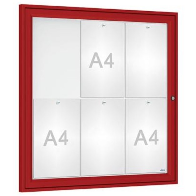 6 A4 finition Bleu RAL 3004
