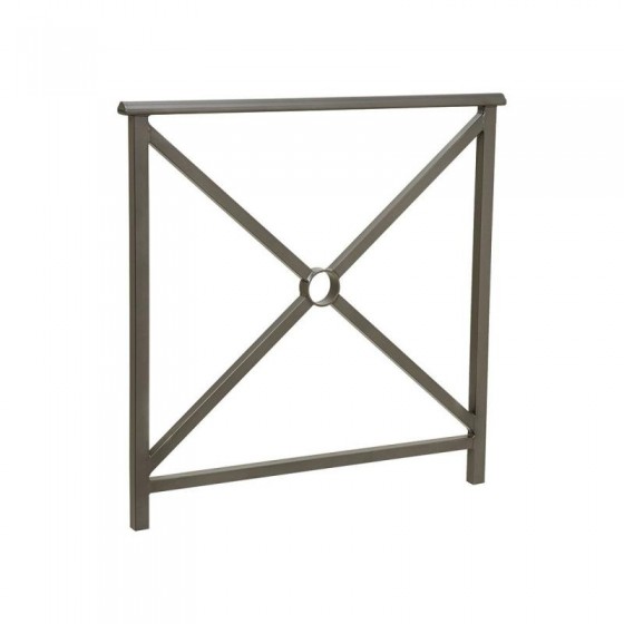 Barriere Lisbonne 1000 mm simple croix finition Gris Procity