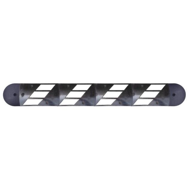 Ralentisseur Easy5025 noir avec bandes blanches