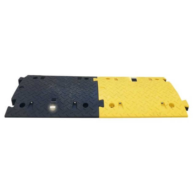 Ralentisseur modulable noir et jaune
