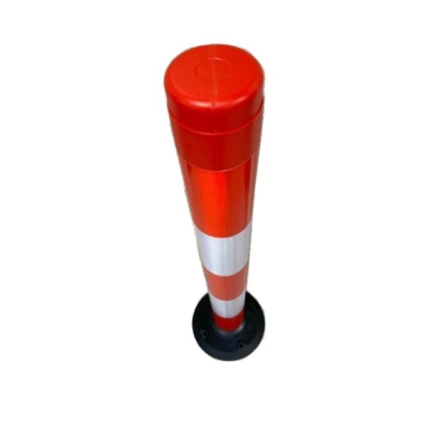Balise  rétroréfléchissante rouge et blanche