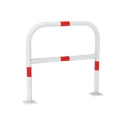 Arceau renforcé 1000 mm blanc bandes rouges