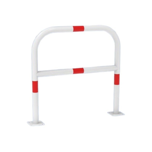Arceau renforcé 1000 mm blanc bandes rouges