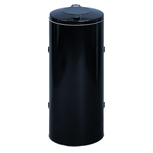 Poubelle compacte double battant Anthracite