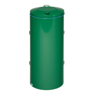 Poubelle compacte double battant Vert