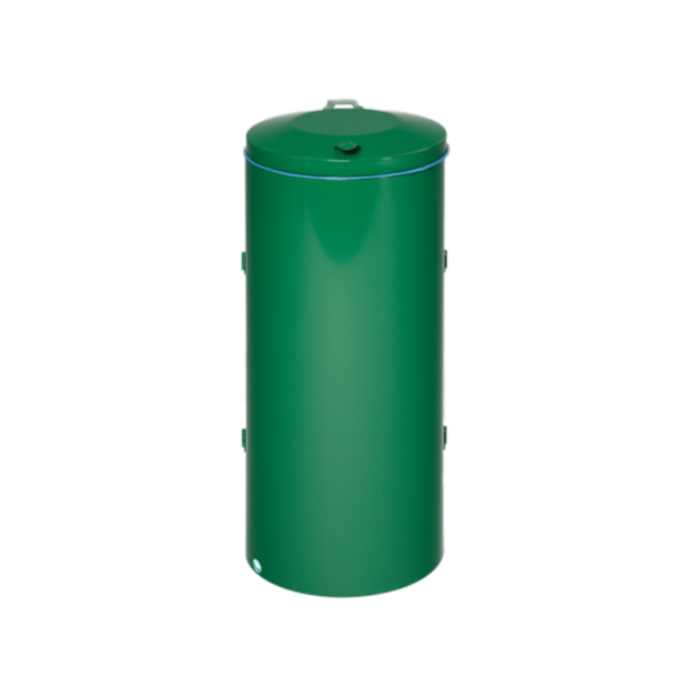 Poubelle compacte double battant Vert