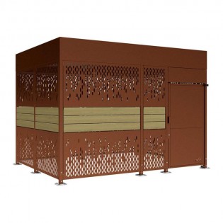 Longueur 4000 finition aspect corten