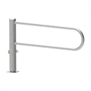 Barrière tournante longueur 2 m finition galva