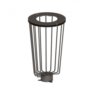 Corbeille vigipirate 100 litres finition Gris Procity