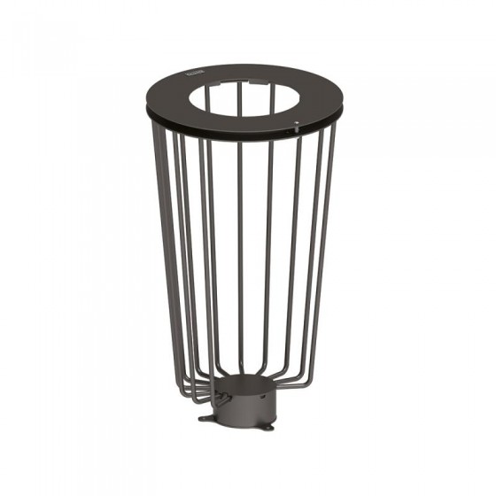 Corbeille vigipirate 100 litres finition Gris Procity