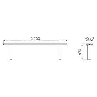 Plan banquette Turin