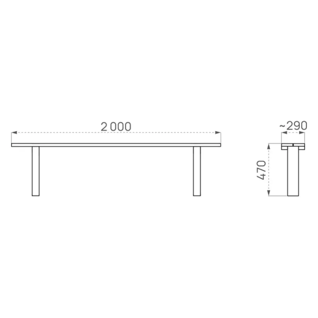 Plan banquette Turin
