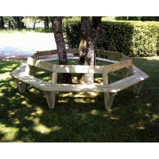 Blanc Tour d'arbre Turin en bois