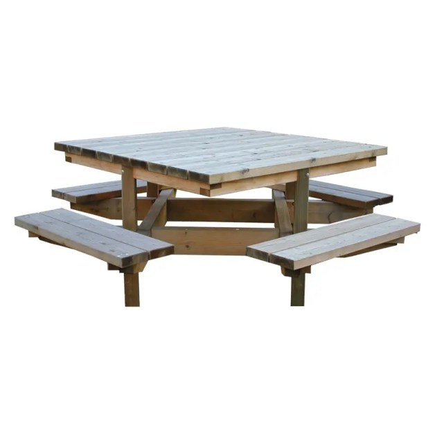 Table de pique-nique carrée Dublin