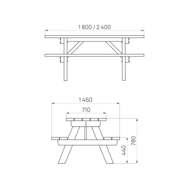 Plan table bois Turin