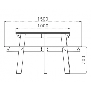 Plan table pique nique junior
