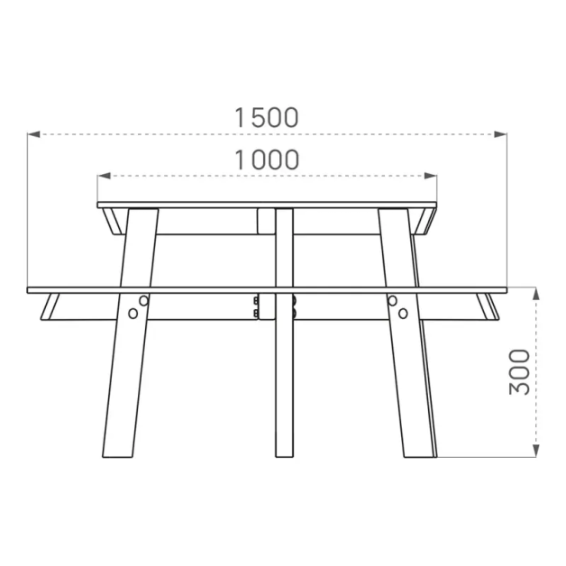 Plan table pique nique junior