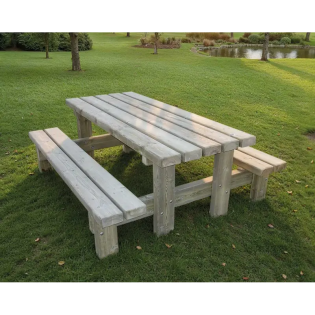 Table de pique nique en bois Lille