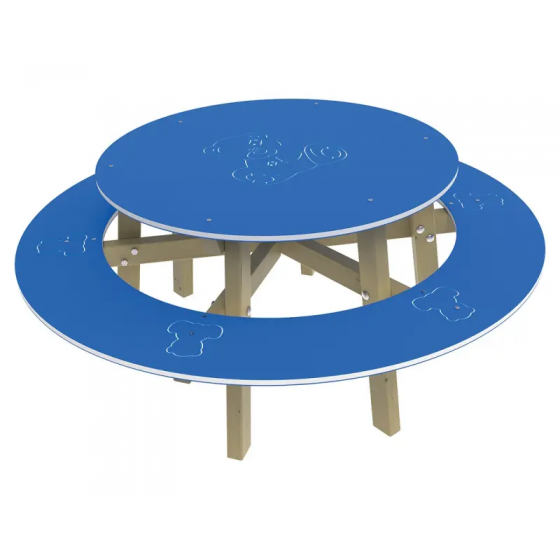 Table de pique-nique en bois Rome Junior