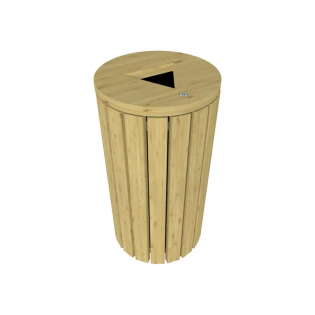 Corbeille bois Genève 110 litres