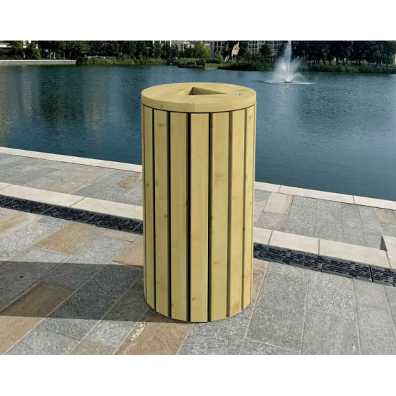 Corbeille bois Genève 110 litres