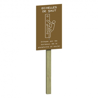 Échelles de saut en bois