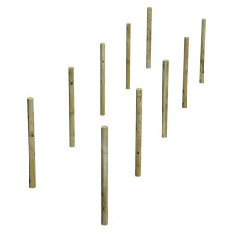Slalom en bois