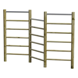 Espaliers ondulés en bois