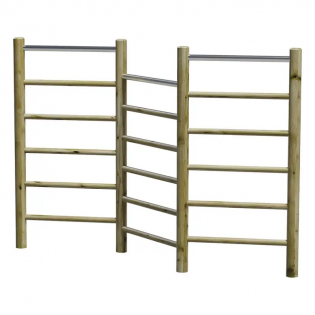 Espaliers ondulés en bois