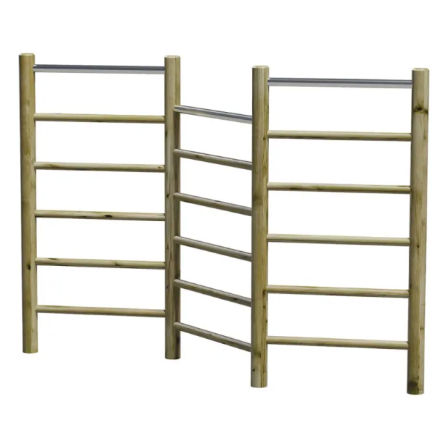 Espaliers ondulés en bois
