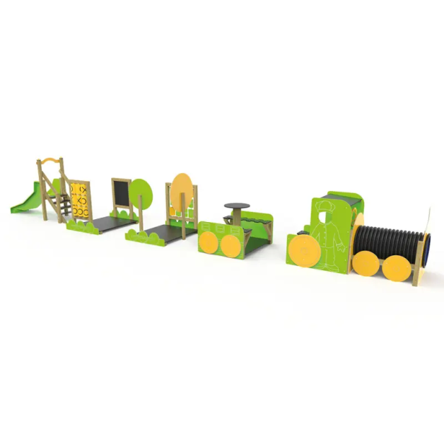 Jeux multi-activités Petit train BOIS