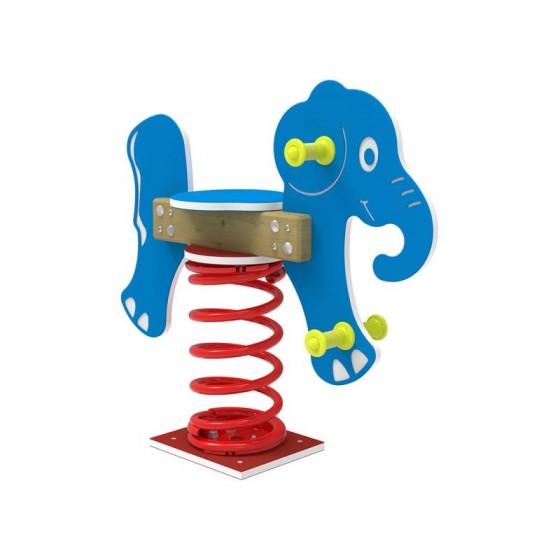 Jeux sur ressort Eléphant