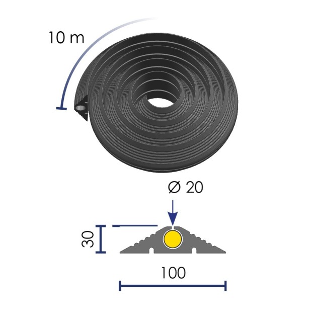 Protège câble WP100