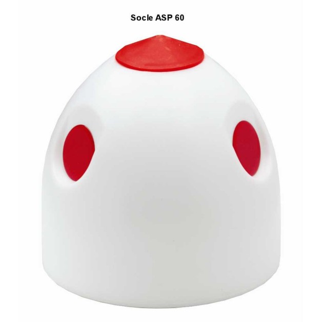 Socle champignon pour poteau