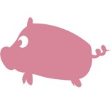 Le cochon pour barrière conviviale spéciale école