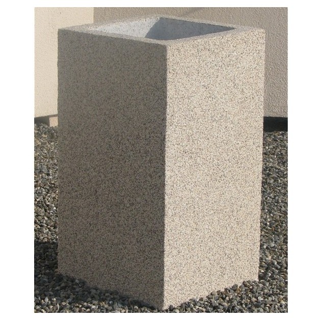 Cendrier extérieur XENON en béton de forme carrée