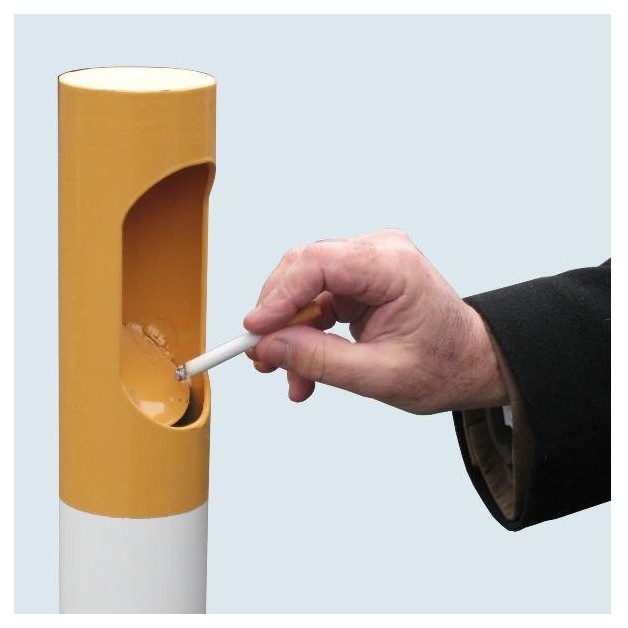 Cendrier poteau cigarette