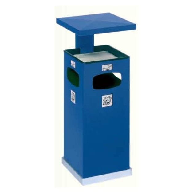 Cendrier poubelle B32 et B42 couleur bleu