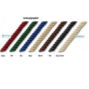Cordons en polypropylène pour poteaux à corde